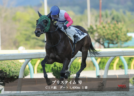 ブリスタイム号「C１六組」勝利記念オリジナル写真プレート